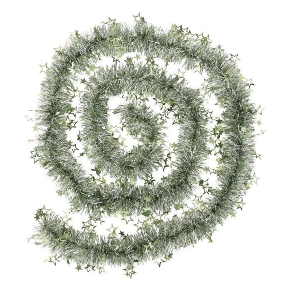 ATMOSPHERA Guirlande de Noël  Étoiles Embossées  300cm Vert