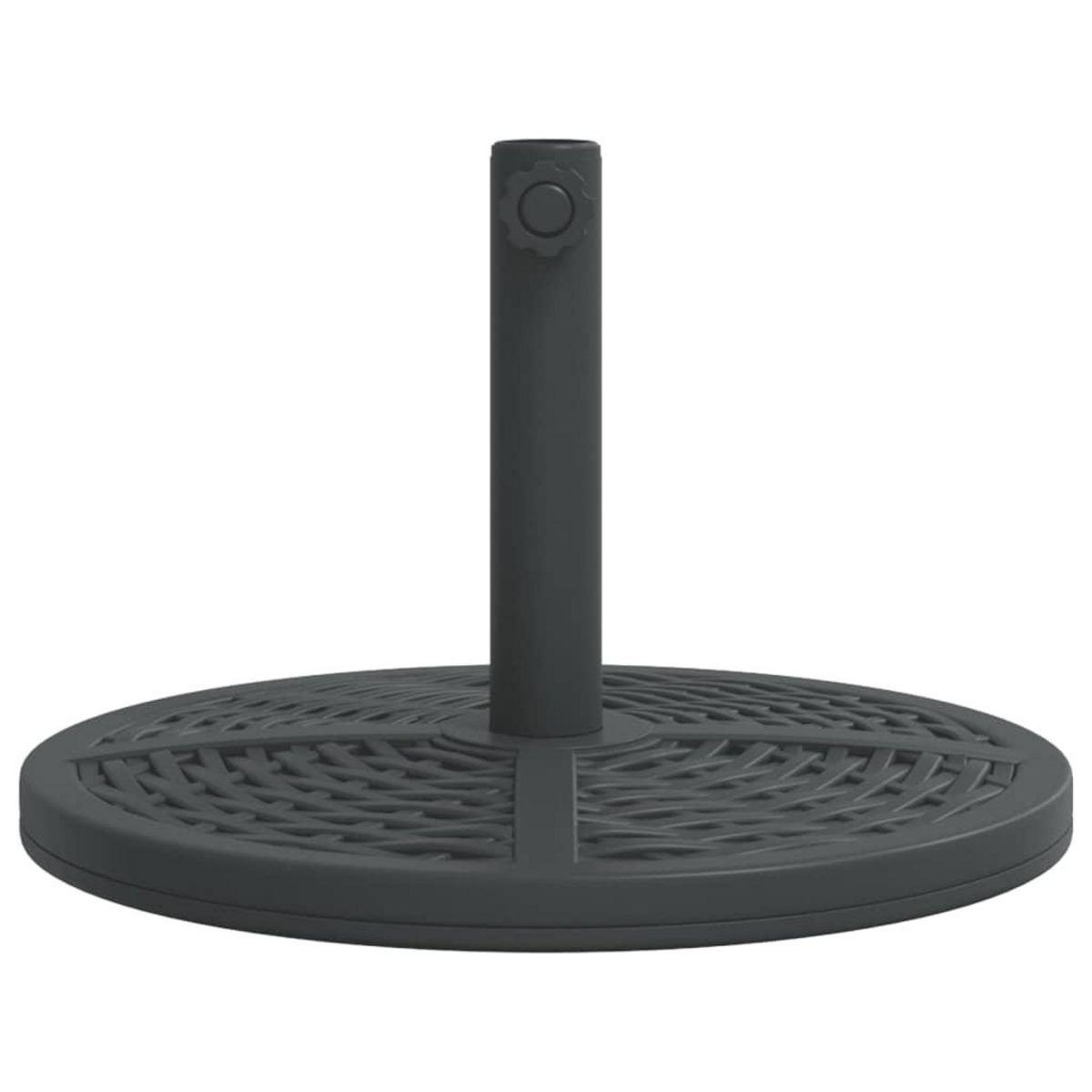 VIDAXL Base de parasol pour mats Ø38 / 48 mm 12 kg rond