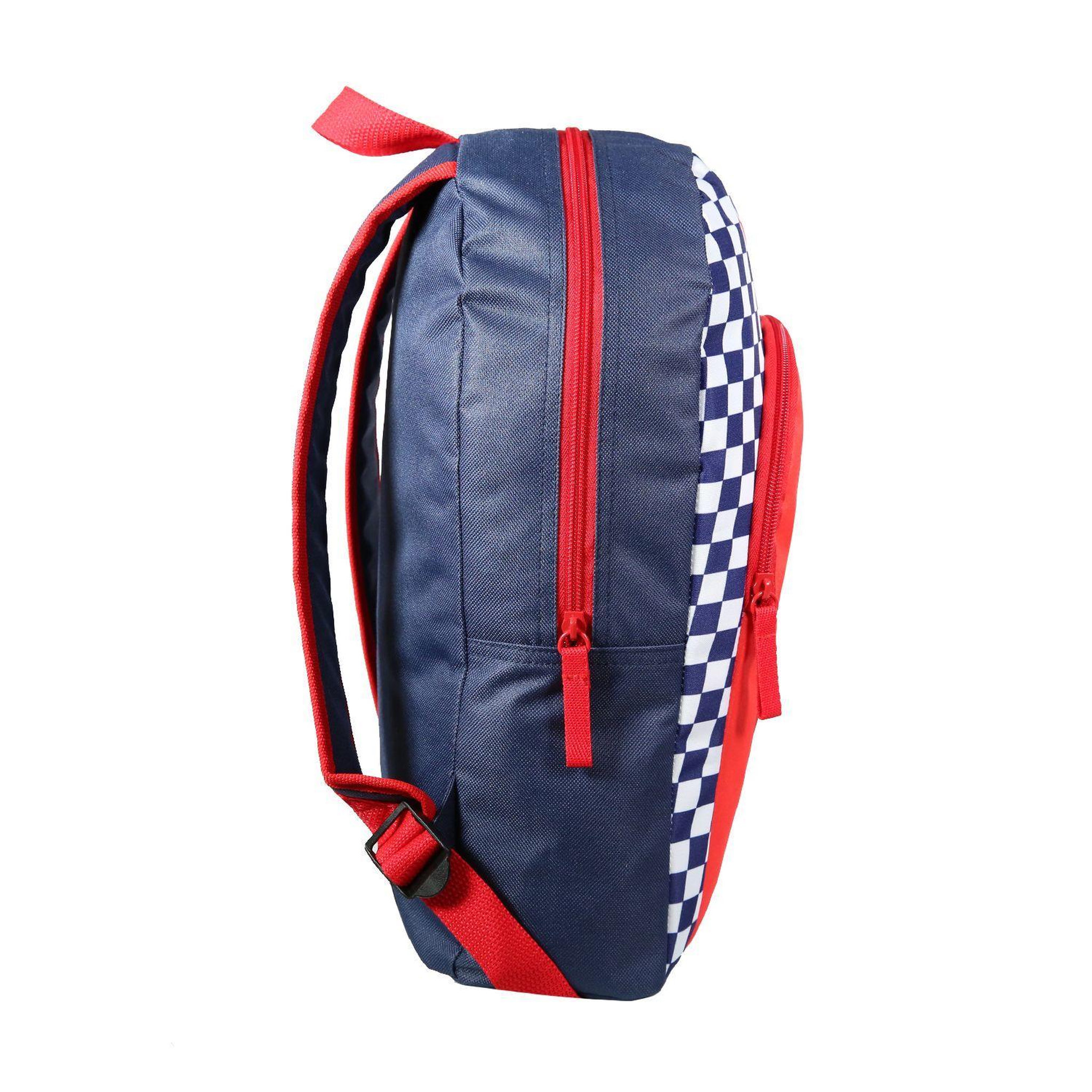 Voir la diapositive 3 : Bagtrotter BAGTROTTER Sac à dos 37 cm avec poche Disney Cars Rouge et bleu