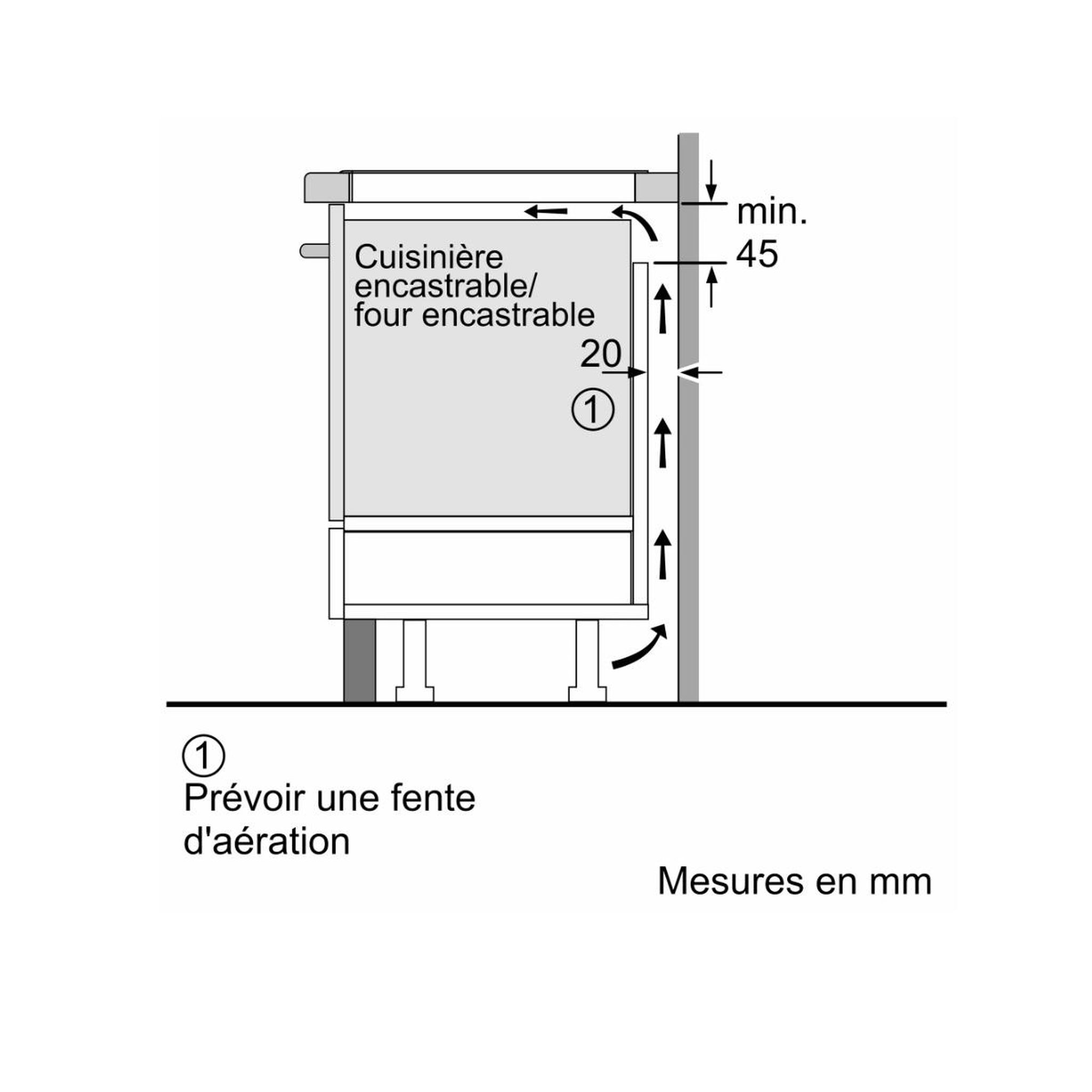 Voir la diapositive 6 : Siemens Table de cuisson induction 80cm 4 feux 7400w noir - ed851hsb1e