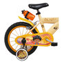 Voir la diapositive 2 : Vélo enfant - Modèle 16'' Prince des sables pour enfant de 105/120 cm avec stabilisateurs - Plaque décorative avant - Porte bidon - 2 freins
