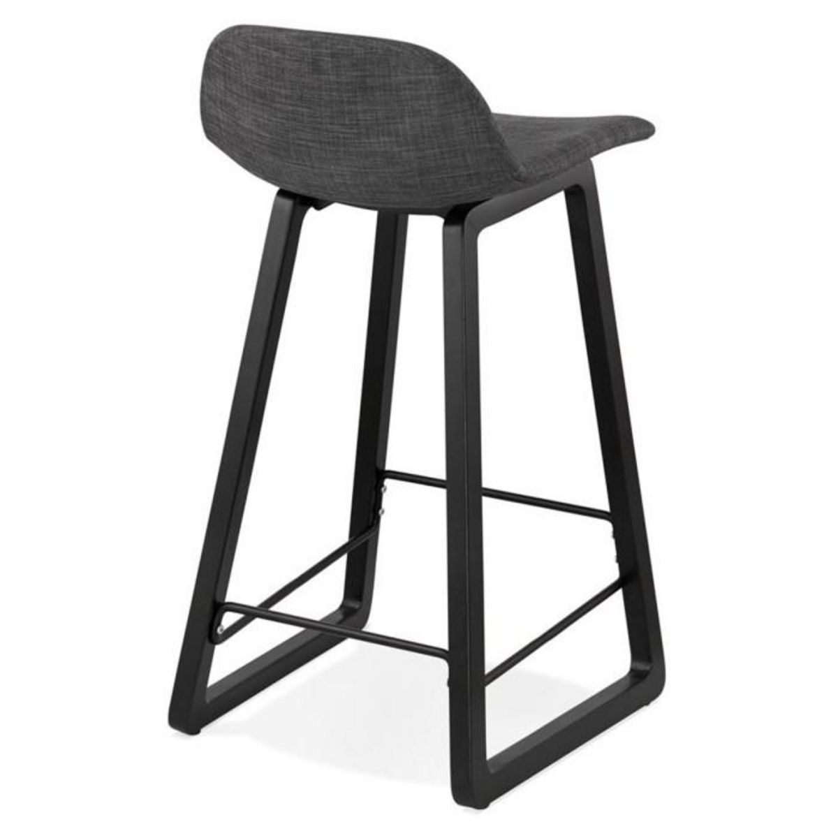 Paris Prix Tabouret de Bar  Talik  86cm Gris Foncé & Noir