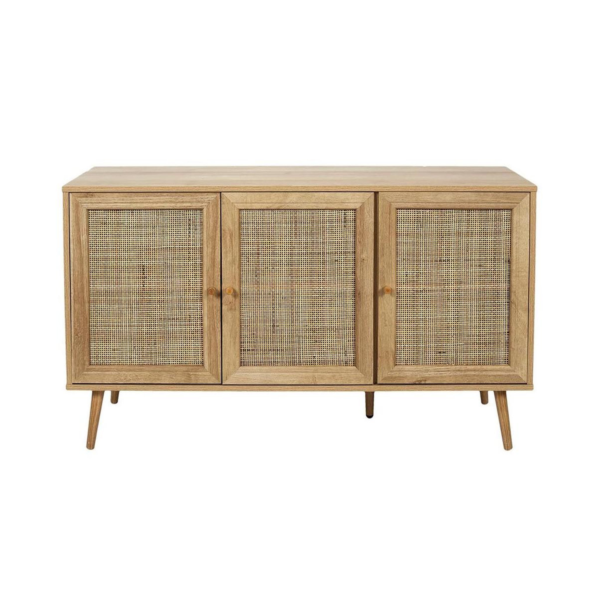 The Home Deco Factory Buffet 3 portes en bois  bali  115cm naturel