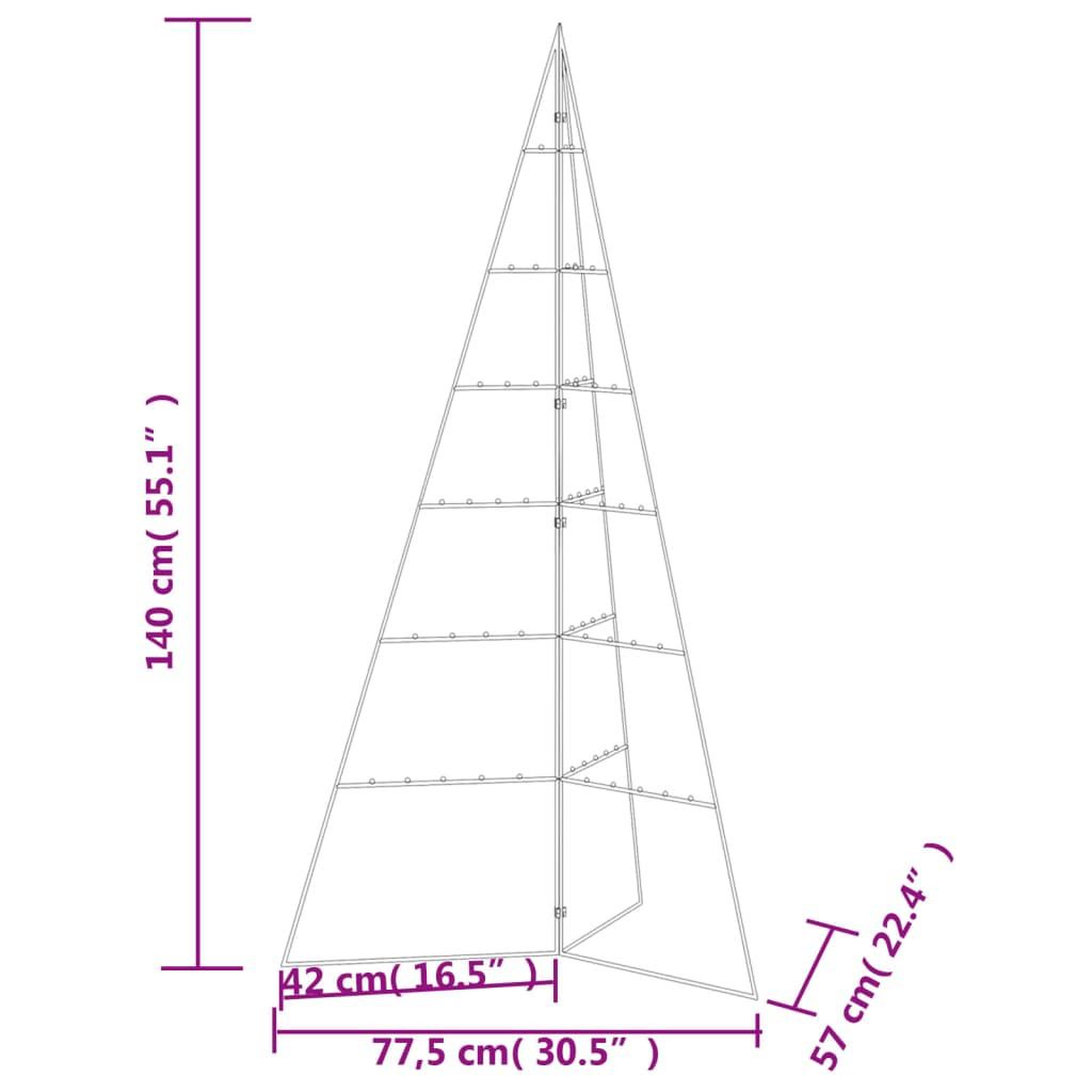 Voir la diapositive 6 : VIDAXL Arbre de Noël en metal pour decoration noir 140 cm