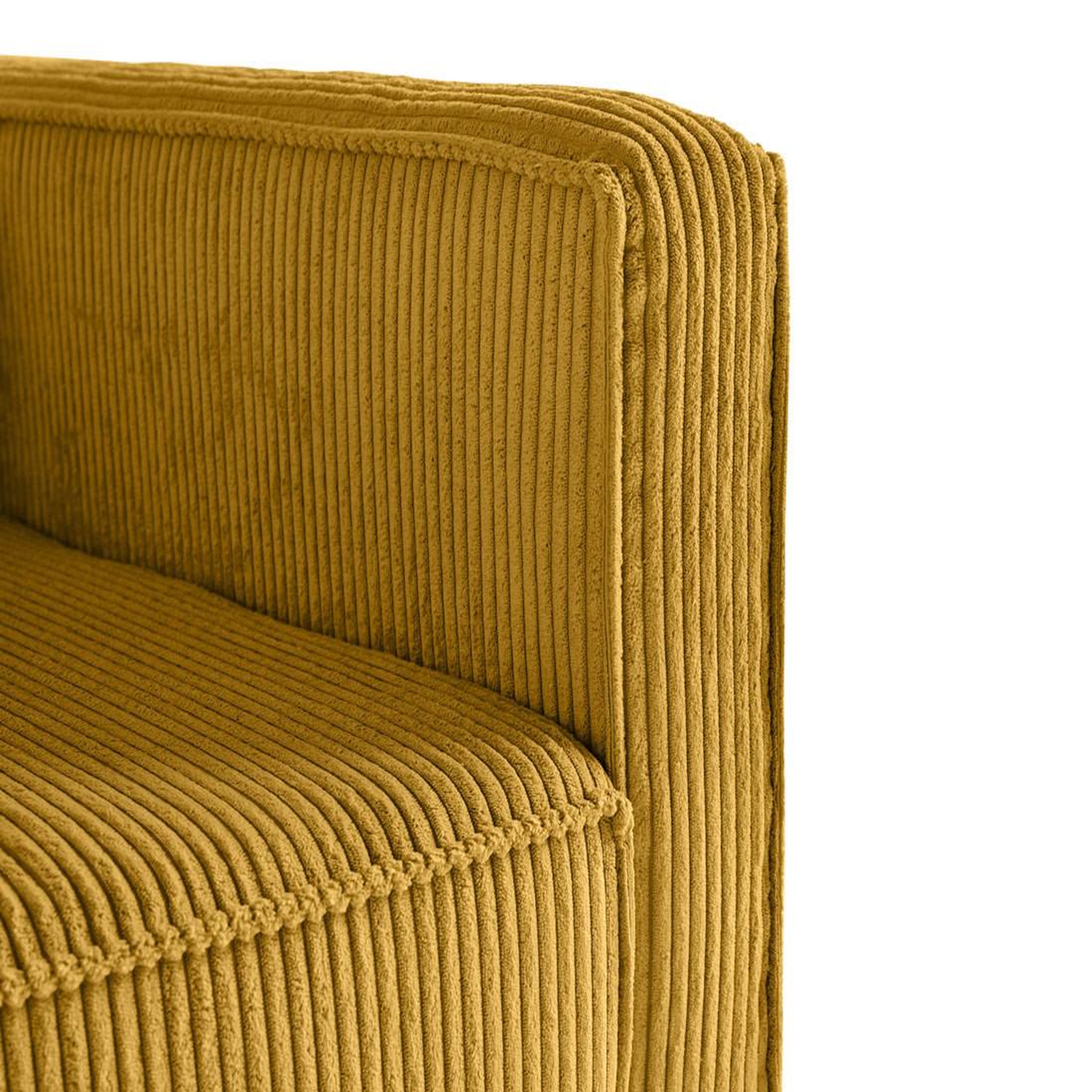 Voir la diapositive 5 : LISA DESIGN Charlie - canapé droit 2 places - en velours côtelé