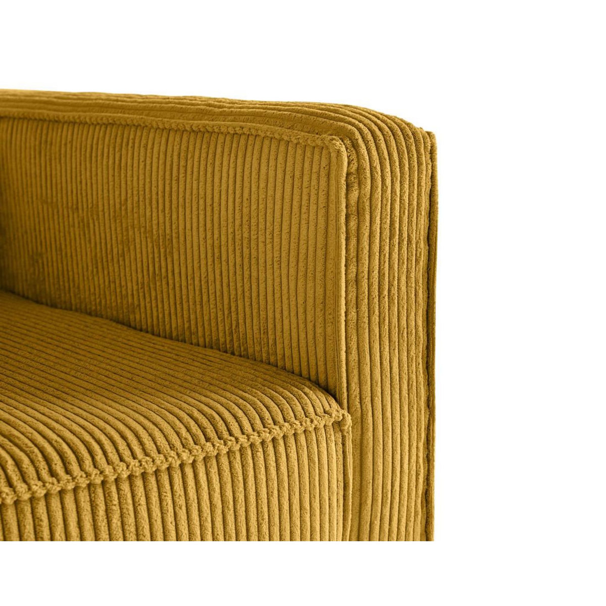 LISA DESIGN Charlie - canapé droit 2 places - en velours côtelé