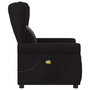 Voir la diapositive 4 : VIDAXL Fauteuil de massage inclinable Noir Tissu
