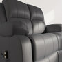 Voir la diapositive 4 : BEST MOBILIER Armand - canapé 2 places relax électrique en simili