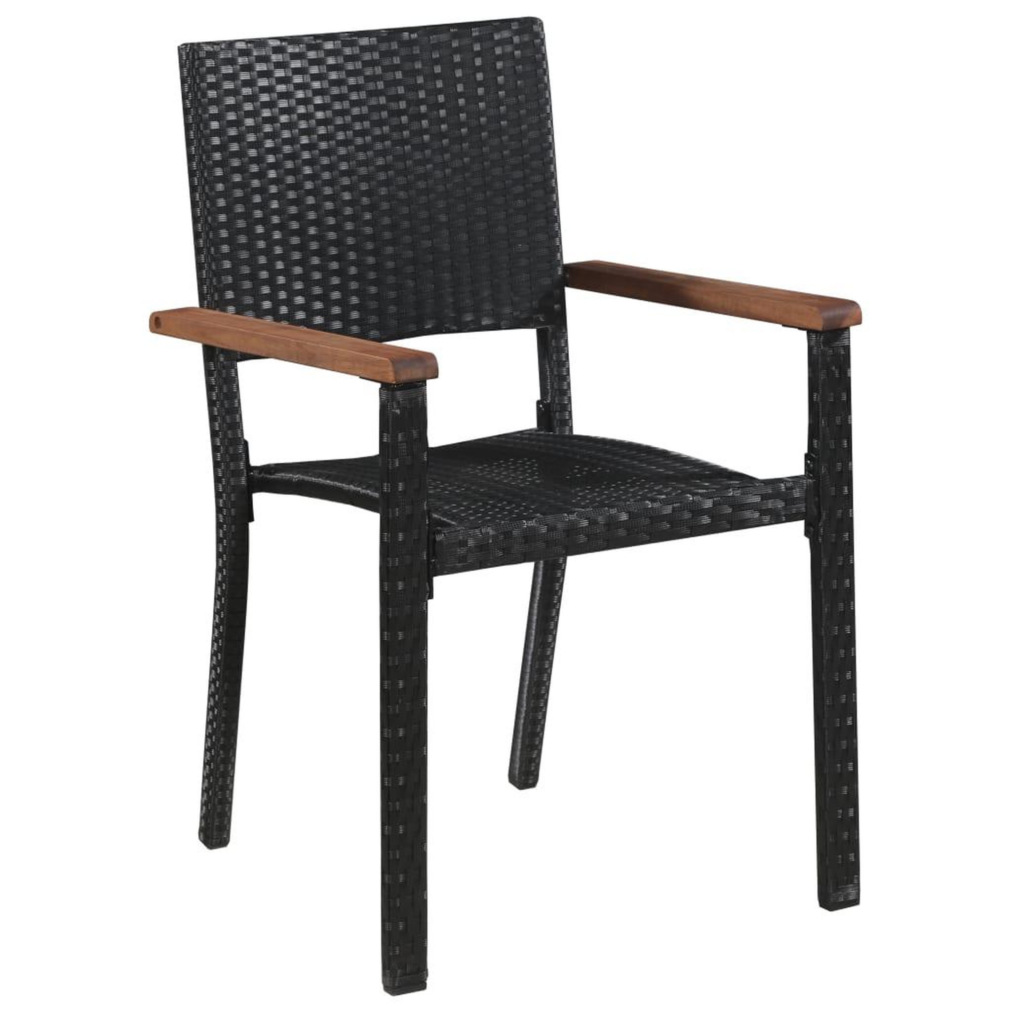 Voir la diapositive 3 : VIDAXL Ensemble a manger d'exterieur 9 pcs resine tressee et acacia