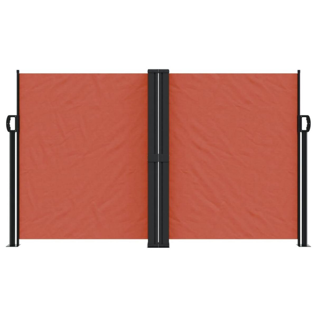 VIDAXL Auvent lateral retractable terre cuite 140x1200 cm