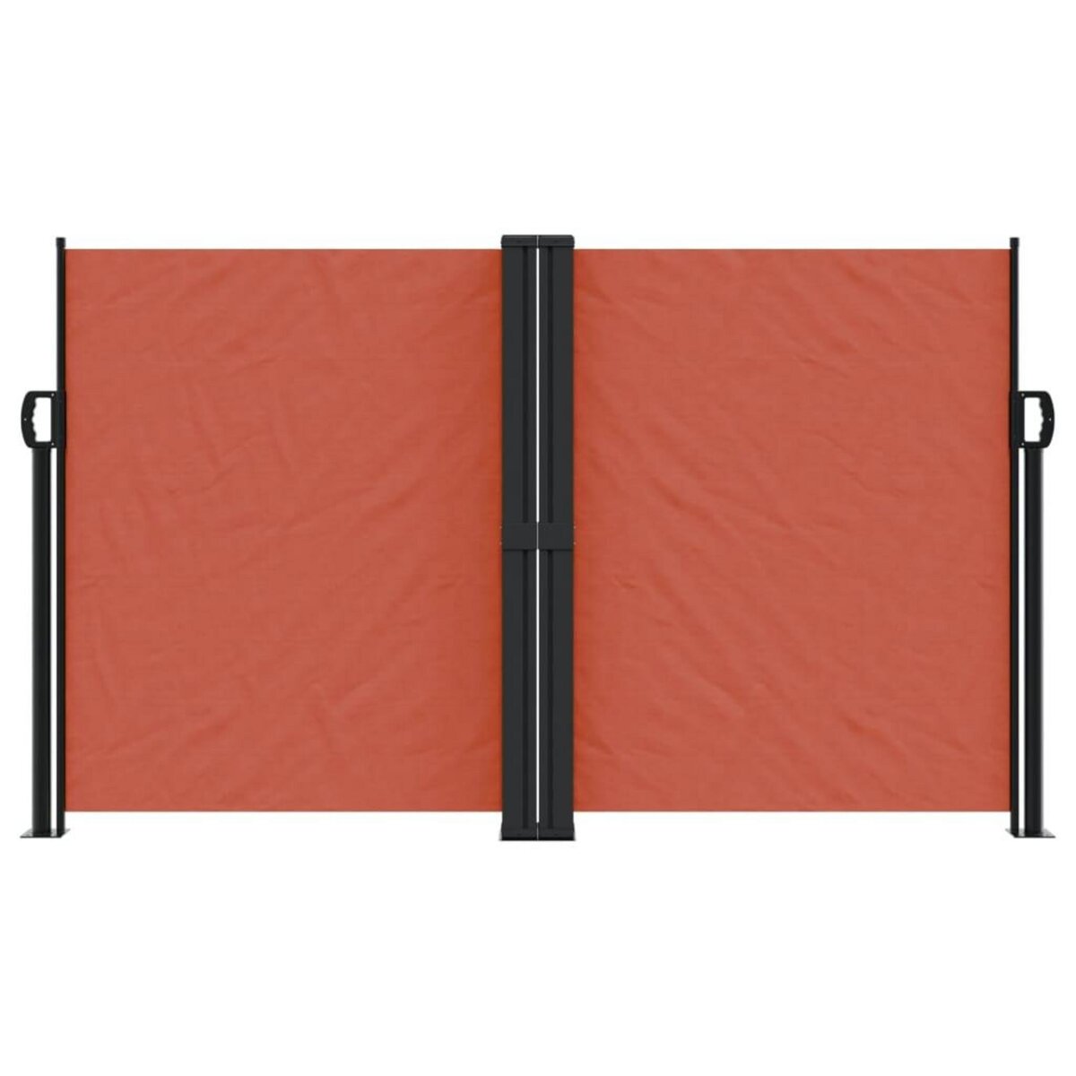 VIDAXL Auvent lateral retractable terre cuite 140x1200 cm