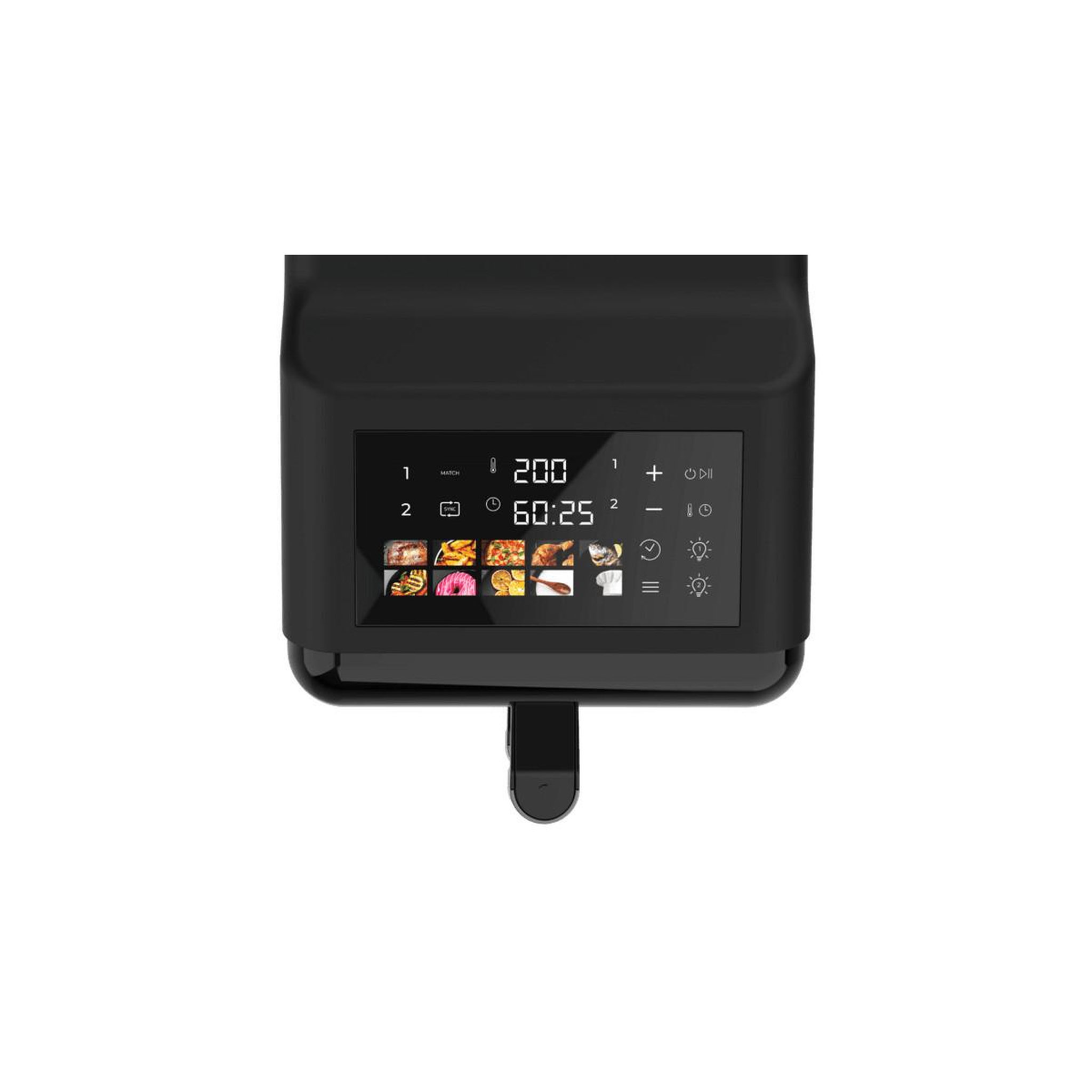 Voir la diapositive 3 : CECOTEC Cecotec A01_EU01_109325 friteuse Double 12 L Autonome 2900 W Friteuse d'air chaud Noir
