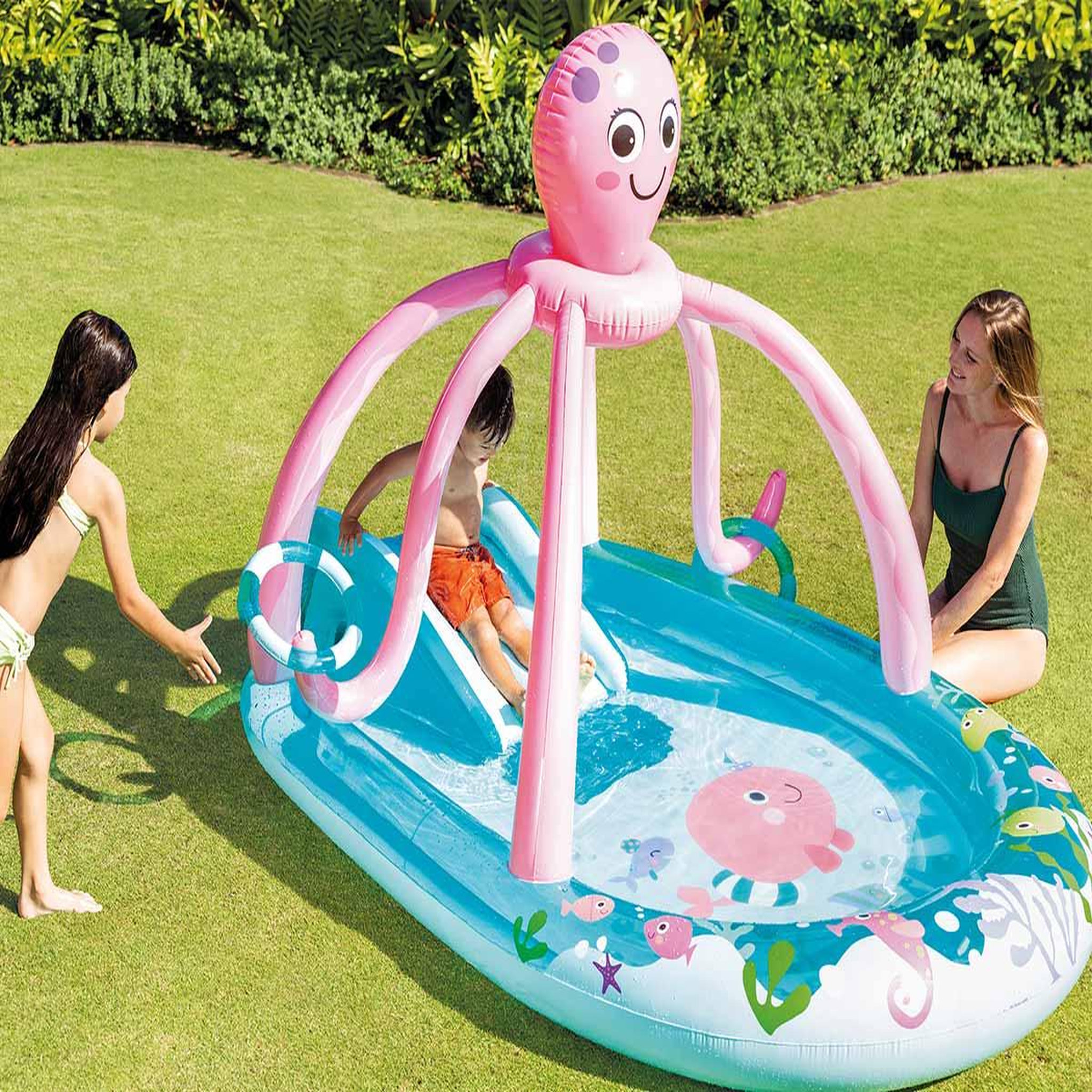 Voir la diapositive 4 : INTEX Aire de jeux gonflable pieuvre - intex