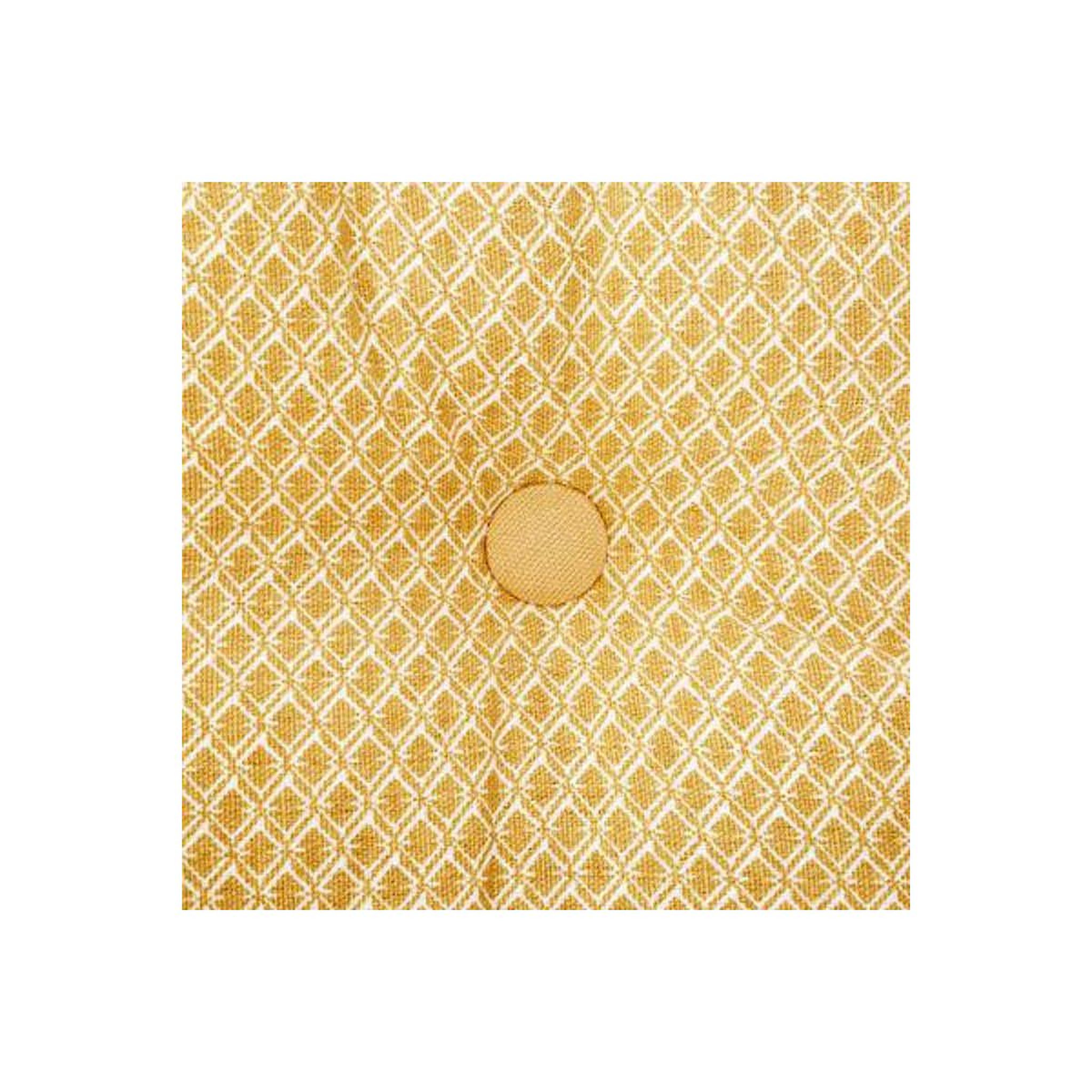 Voir la diapositive 3 : ATMOSPHERA Coussin de sol carré  otto  40x40cm ocre