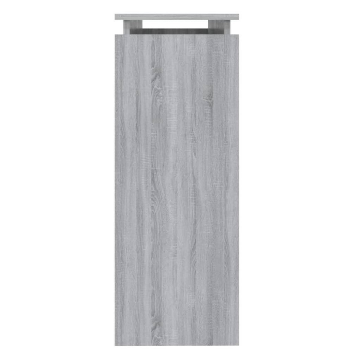 VIDAXL Table console Sonoma gris 102x30x80 cm Bois d'ingenierie