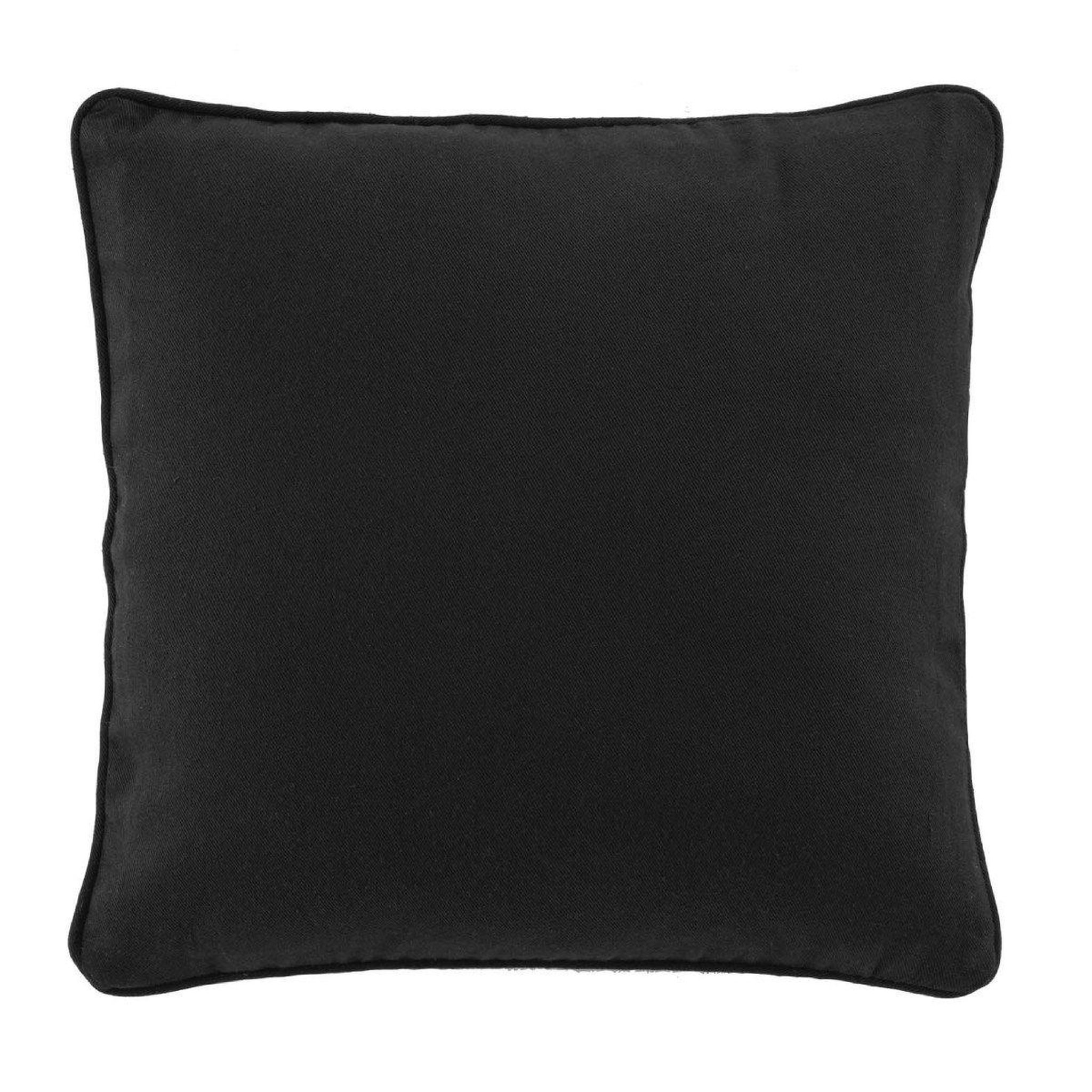 Douceur d'Intérieur Housse de coussin  twily  40x40cm noir