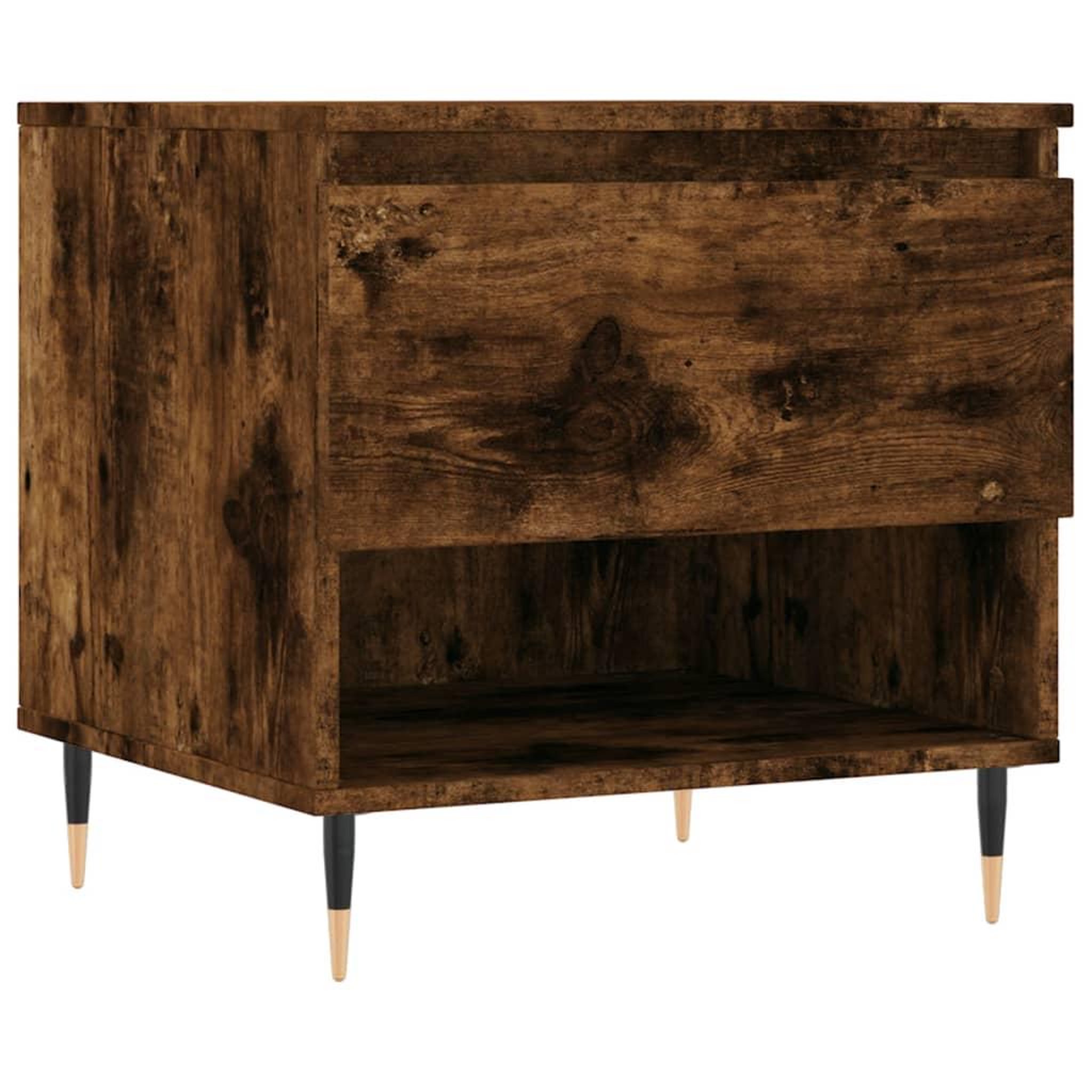 Voir la diapositive 5 : VIDAXL Tables basses 2 pcs chene fume 50x46x50 cm bois d'ingenierie