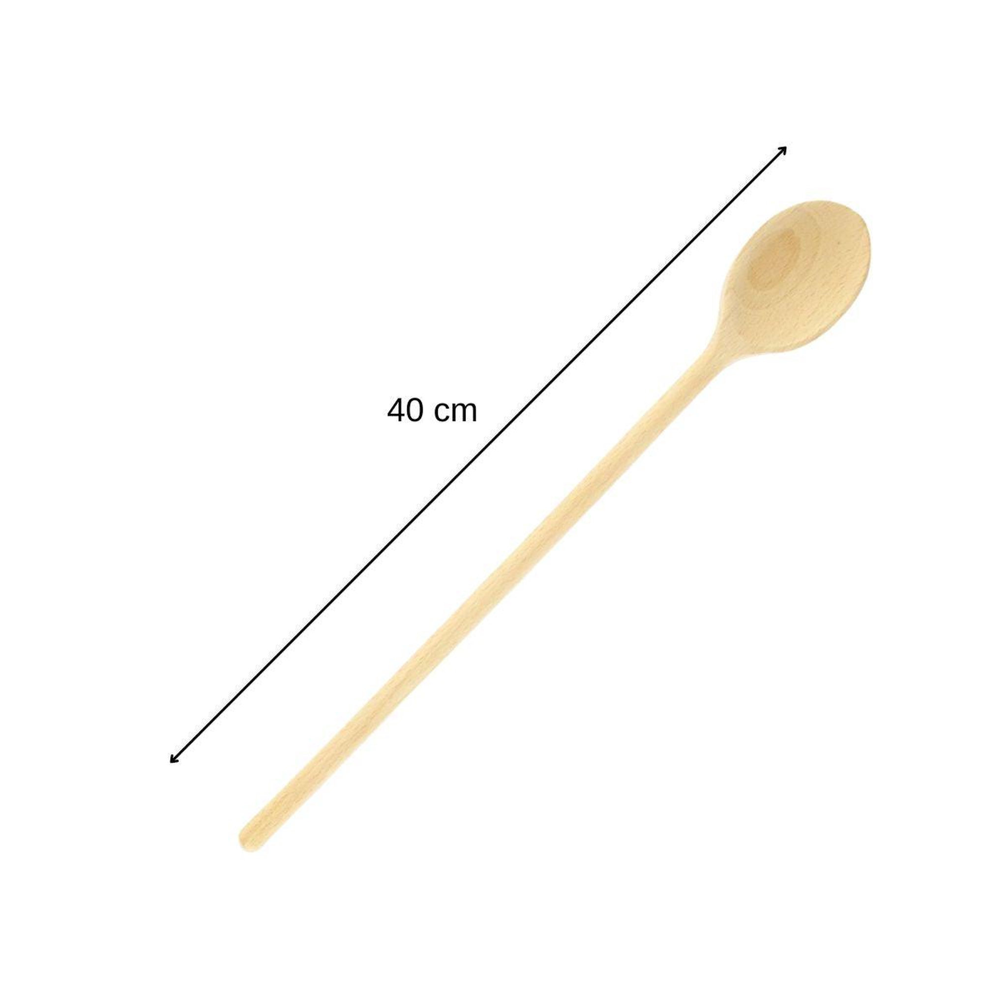 Voir la diapositive 3 : Fackelmann Set de 2 ustensiles de cuisine cuillère en bois fackelmann boisselerie