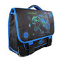Voir la diapositive 2 : Bagtrotter Cartable Scolaire Primaire 38cm Jurassic World Noir et Bleu  2 Compartiments Bagtrotter