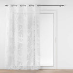 Paris Prix Rideau Voilage à Œillets  Magnolia  140x240cm Blanc