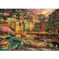 Puzzle 1500 pièces : Marina Corricella, Italie - Castorland - Rue