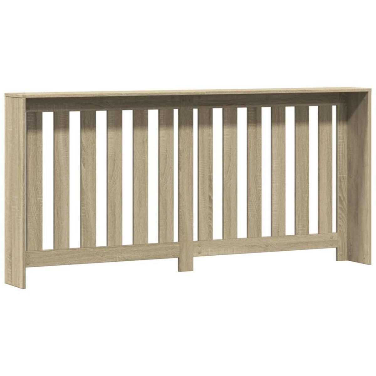 VIDAXL Cache-radiateur chene sonoma 175x20x82 cm bois d'ingenierie