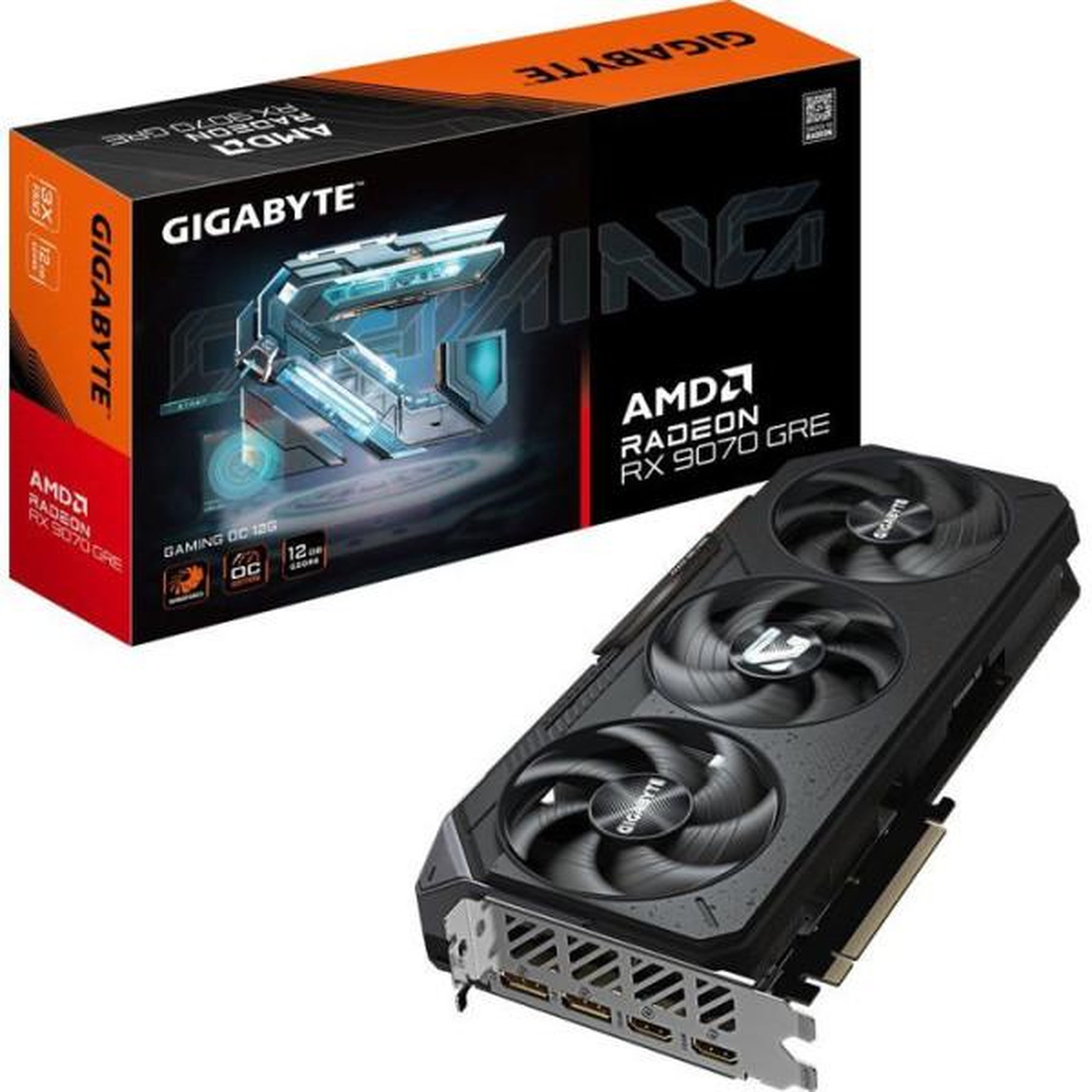 Gigabyte Gigabyte - gaming oc - carte graphique - radeon rx 9070 gre - 12 go