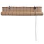 Voir la diapositive 4 : VIDAXL Store roulant en bambou 150x160 cm Marron