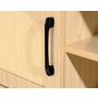 Voir la diapositive 6 : BEST MOBILIER Nagato - meuble tv - cannage et effet bois - 180 cm