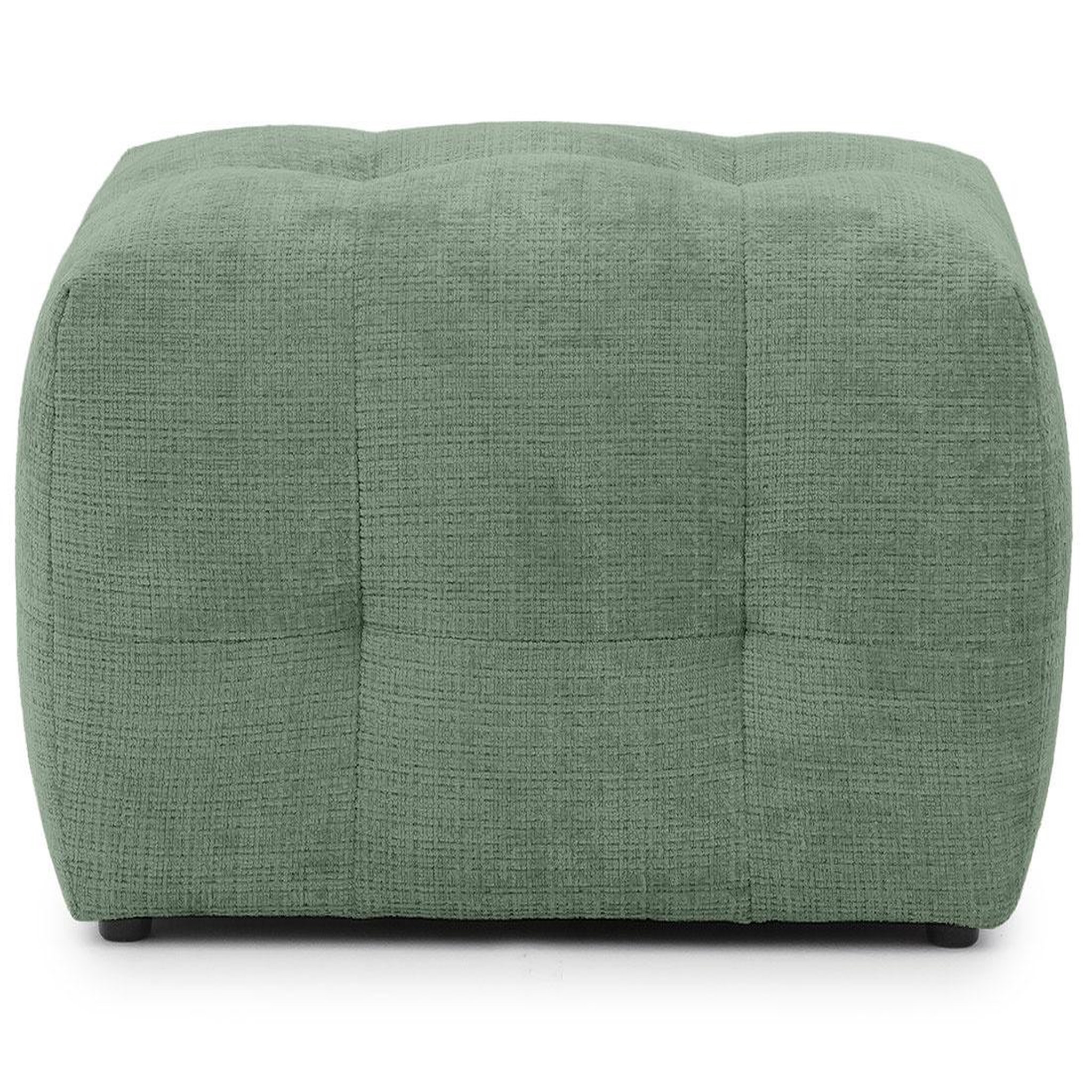 Voir la diapositive 1 : BEST MOBILIER Diane - pouf en velours texturé
