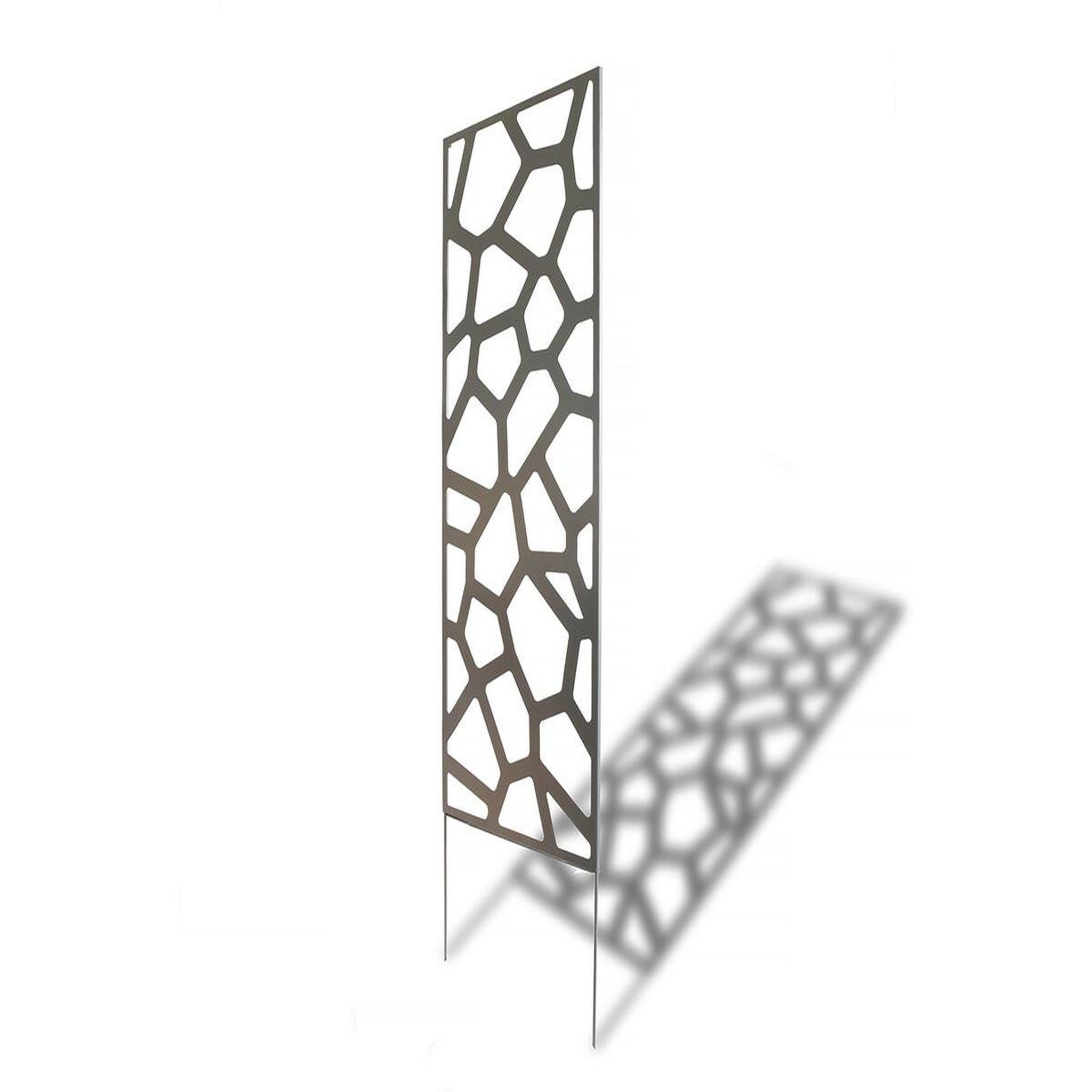 Voir la diapositive 4 : Nortene Panneau en métal Deco Panel ardoise - 0,60 x 1,50 m- pose murale ou sur sol meuble
