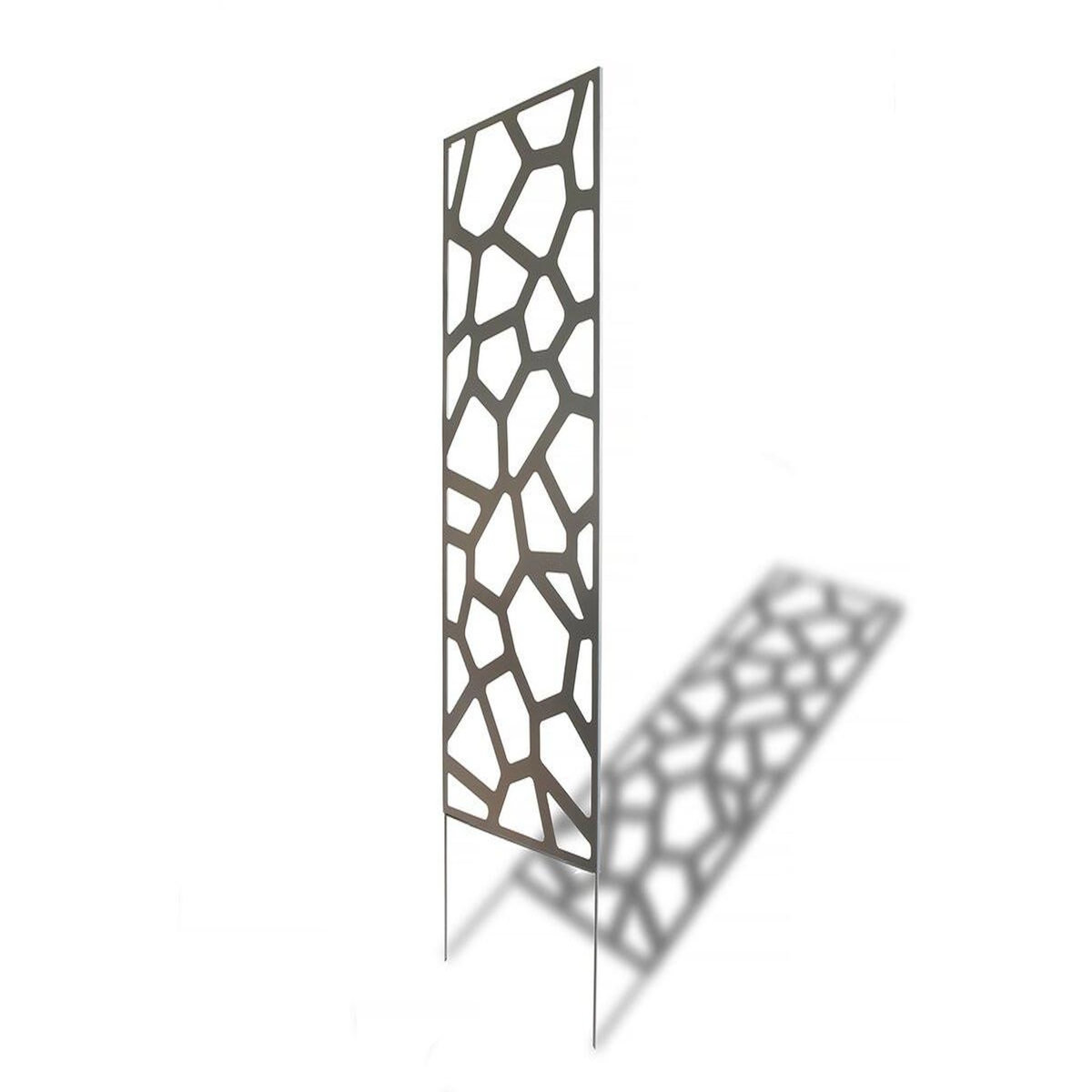 Habitat et Jardin Panneau décoratif -   Stone  - Lot de 4 - 0.60 x 1.50 m - Taupe