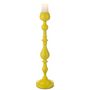 Voir la diapositive 2 : Paris Prix Bougeoir en Métal  Monarchy  57cm Jaune