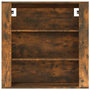 Voir la diapositive 3 : VIDAXL Armoire murale Chene fume 80x33x80 cm Bois d'ingenierie
