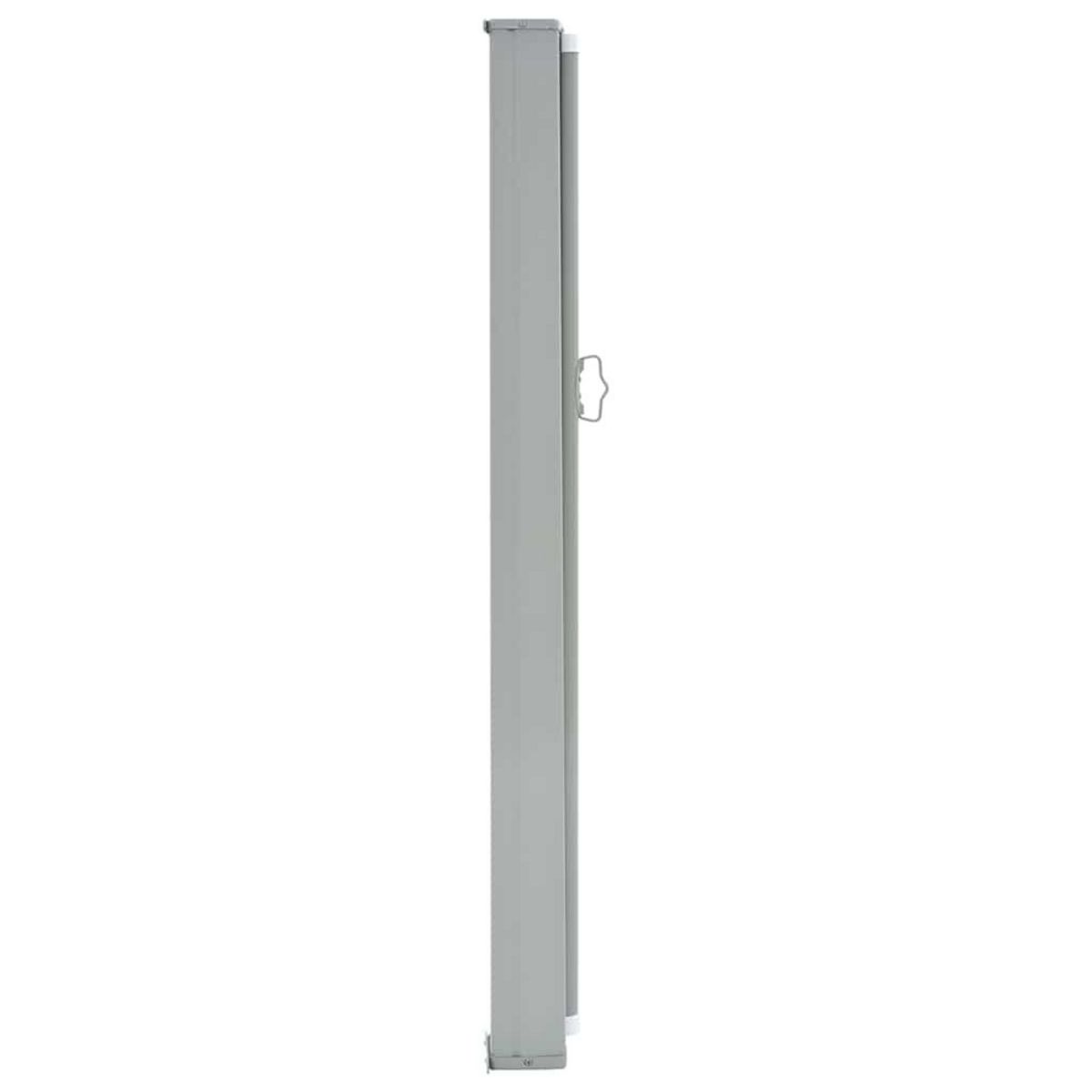 VIDAXL Auvent lateral retractable de patio 120 x 300 cm Blanc casse