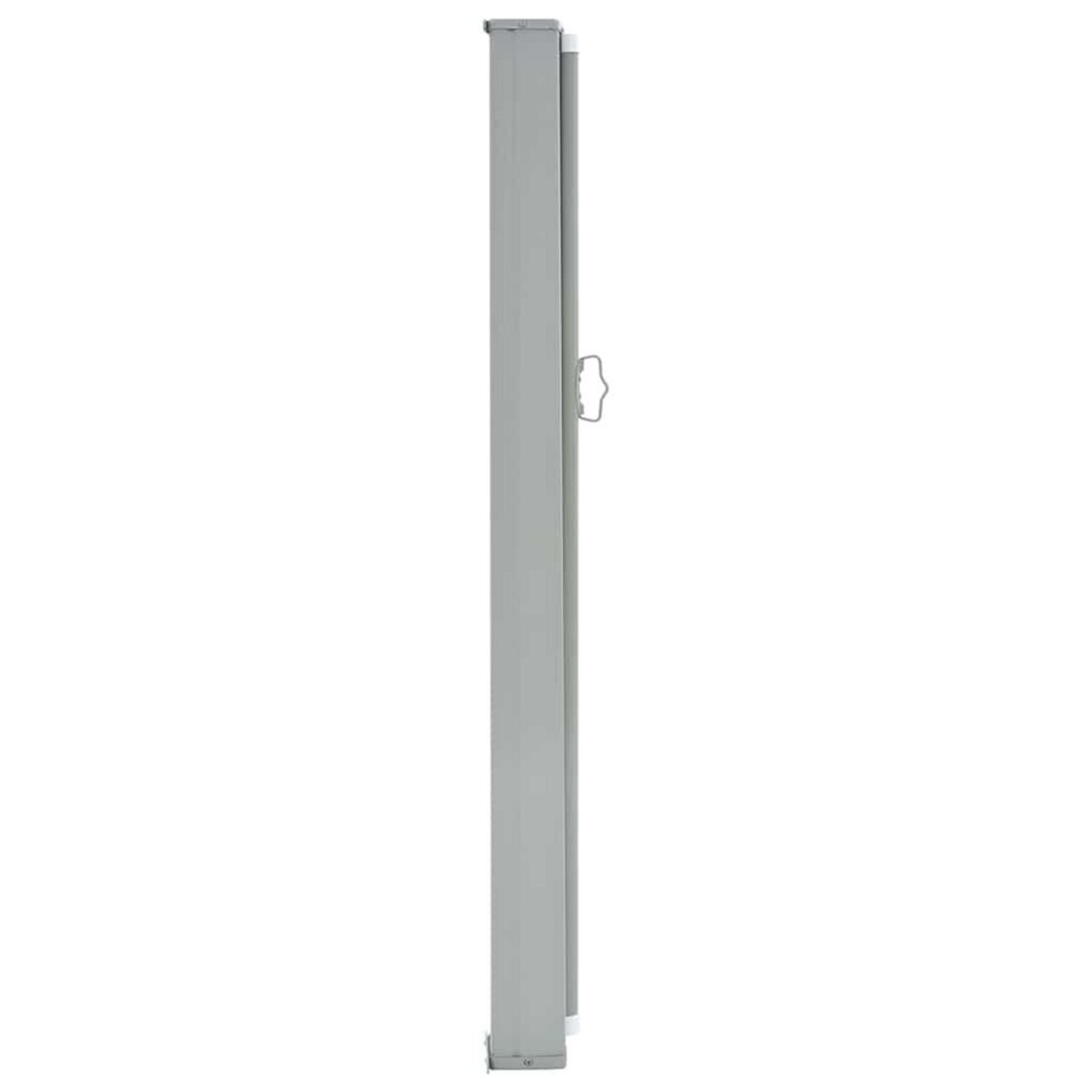 VIDAXL Auvent lateral retractable de patio 120 x 300 cm Blanc casse