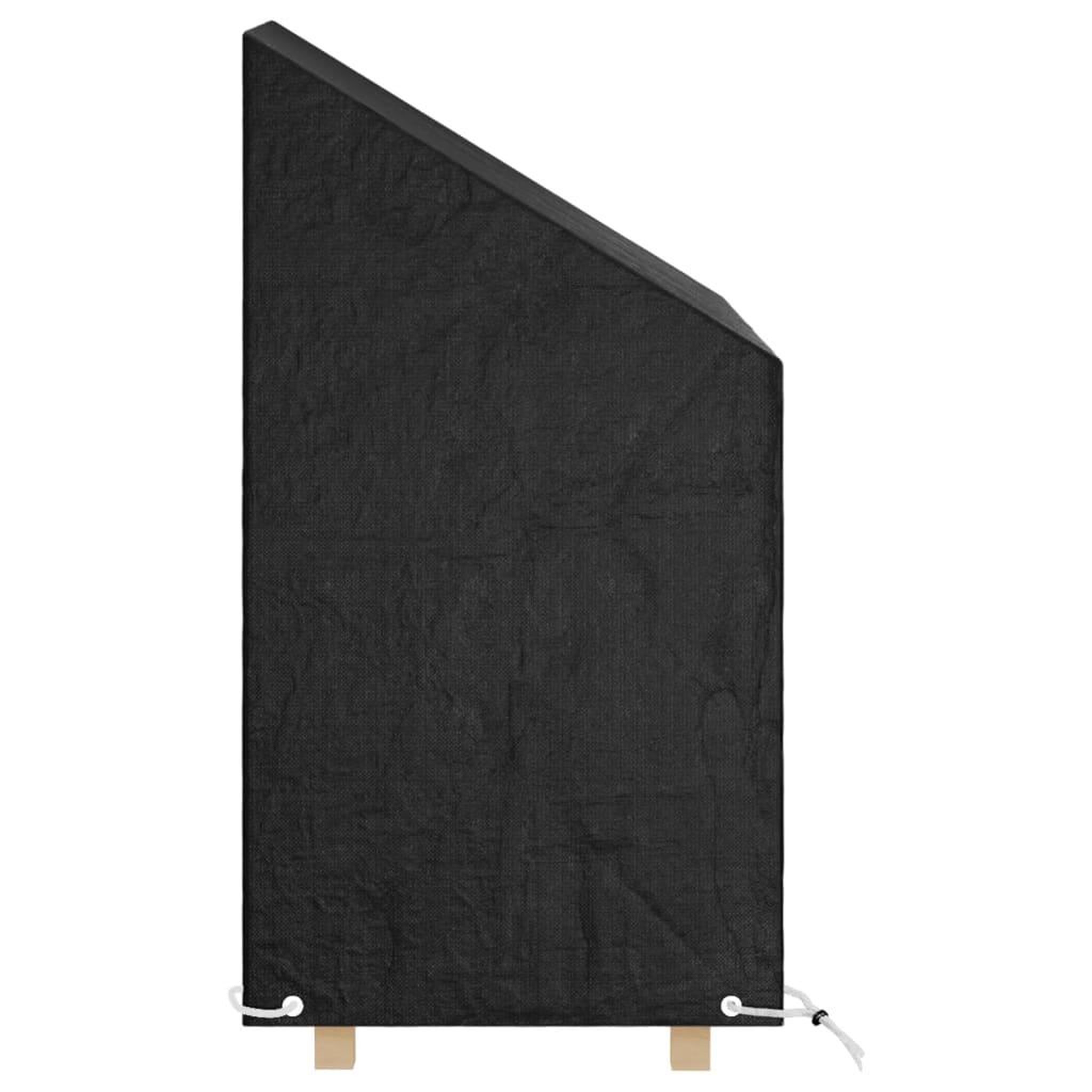 Voir la diapositive 3 : VIDAXL Housses de chaise de jardin 2 pcs 8 œillets 65x65x80/120 cm PE
