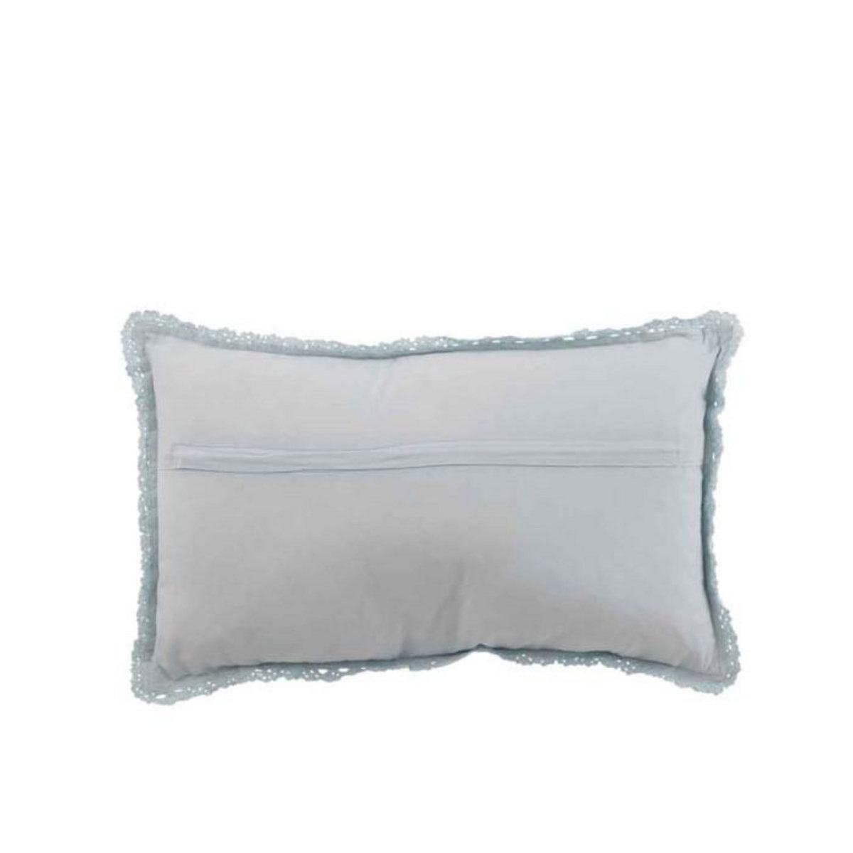 Paris Prix Coussin Déco  Dentelles  30x50cm Bleu