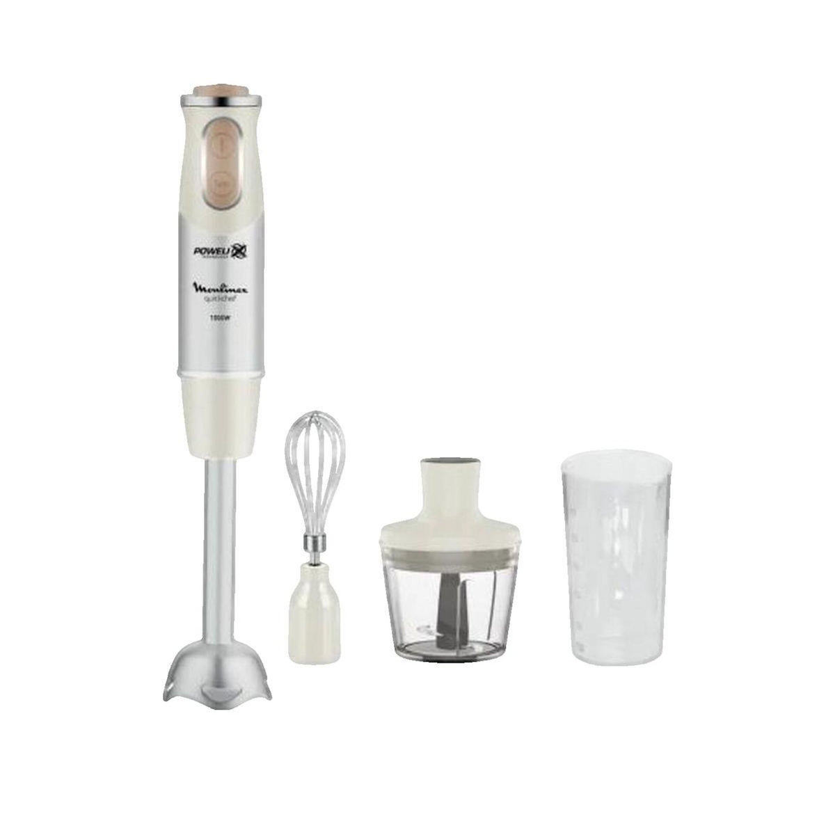 MOULINEX Mixeur plongeant Moulinex Quickchef DD655A10 puissance 1000 W avec 10 vitesses