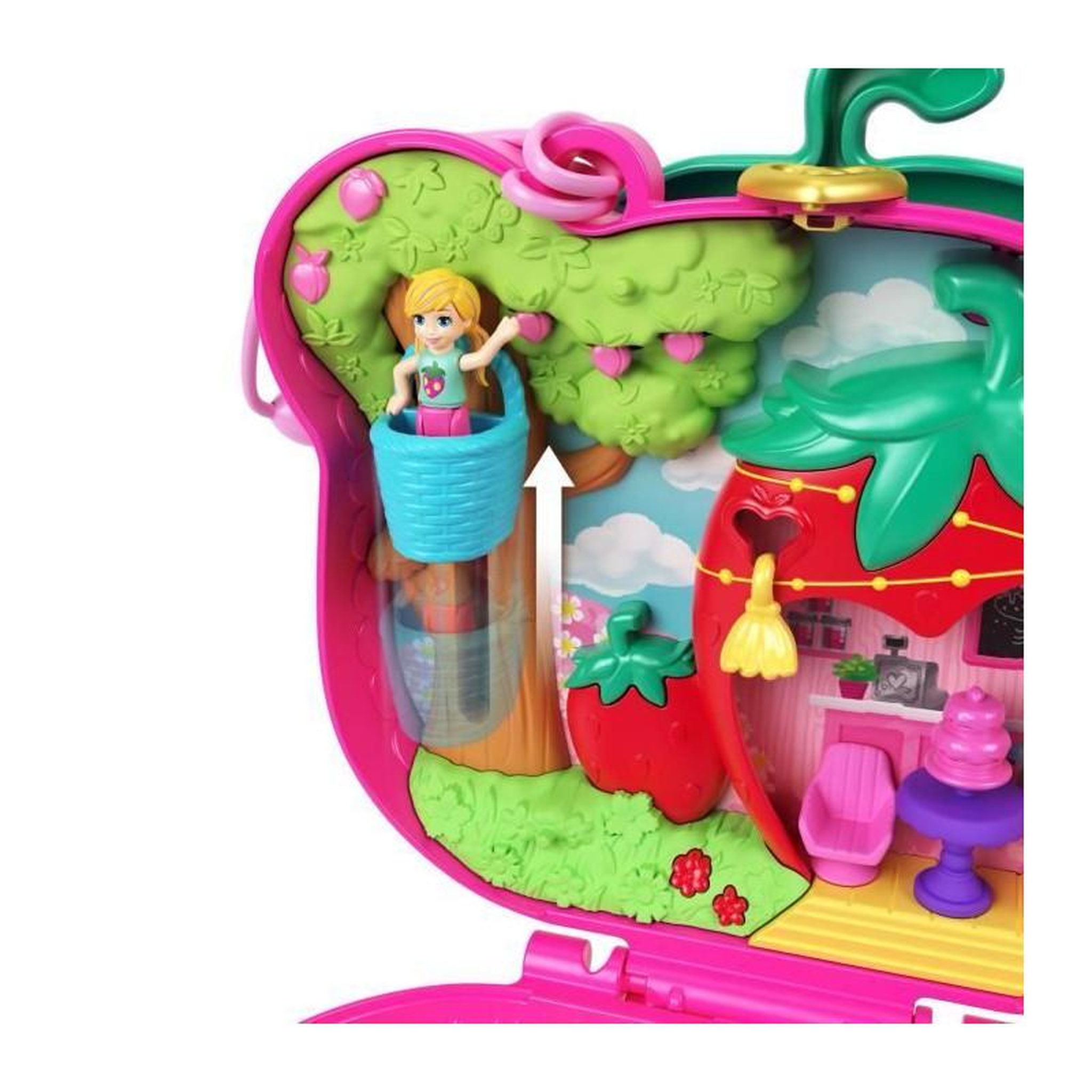 Voir la diapositive 6 : MATTEL Polly Pocket Coffret Ourson Fraise