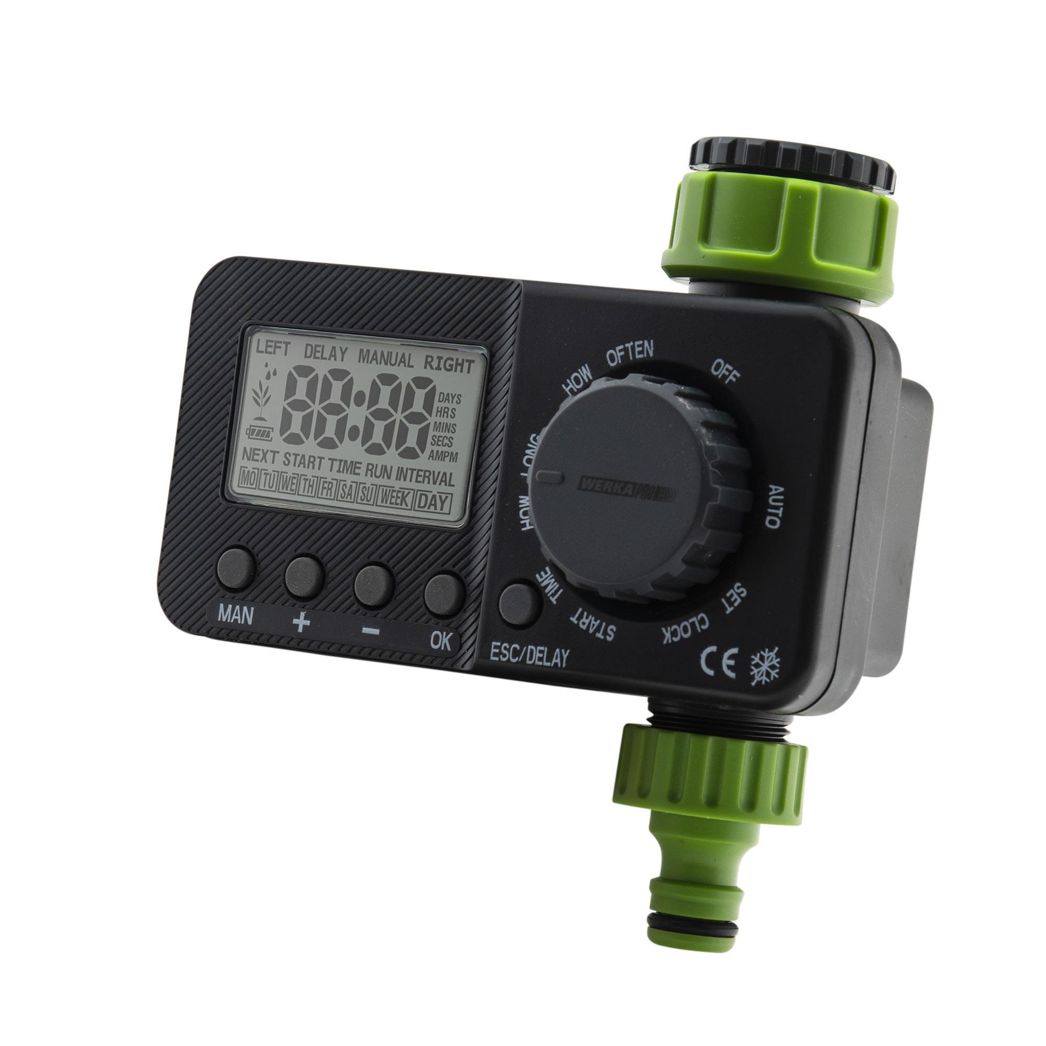 Voir la diapositive 3 : WERKAPRO Programmateur d'arrosage digital werka pro
