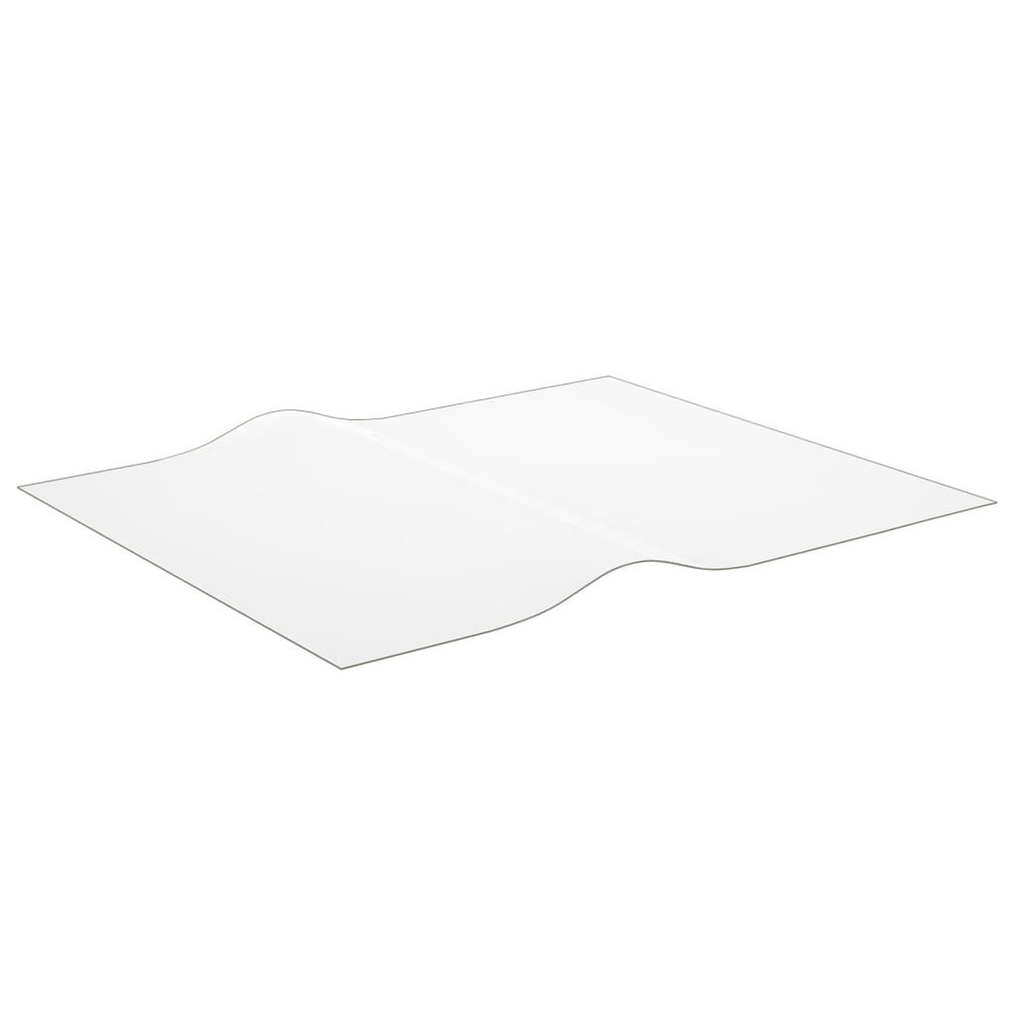 Voir la diapositive 3 : VIDAXL Protecteur de table transparent 100x90 cm 2 mm PVC