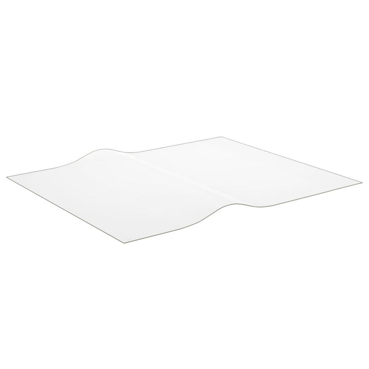 VIDAXL Protecteur de table transparent 100x90 cm 2 mm PVC