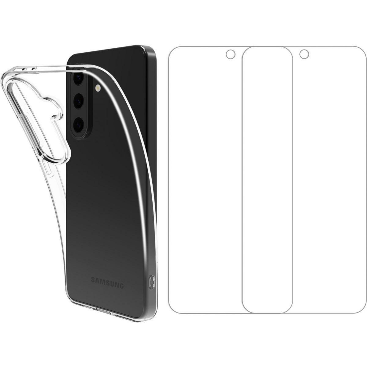 ESSENTIEL B Pack Samsung A36 A56  coque + verre trempé