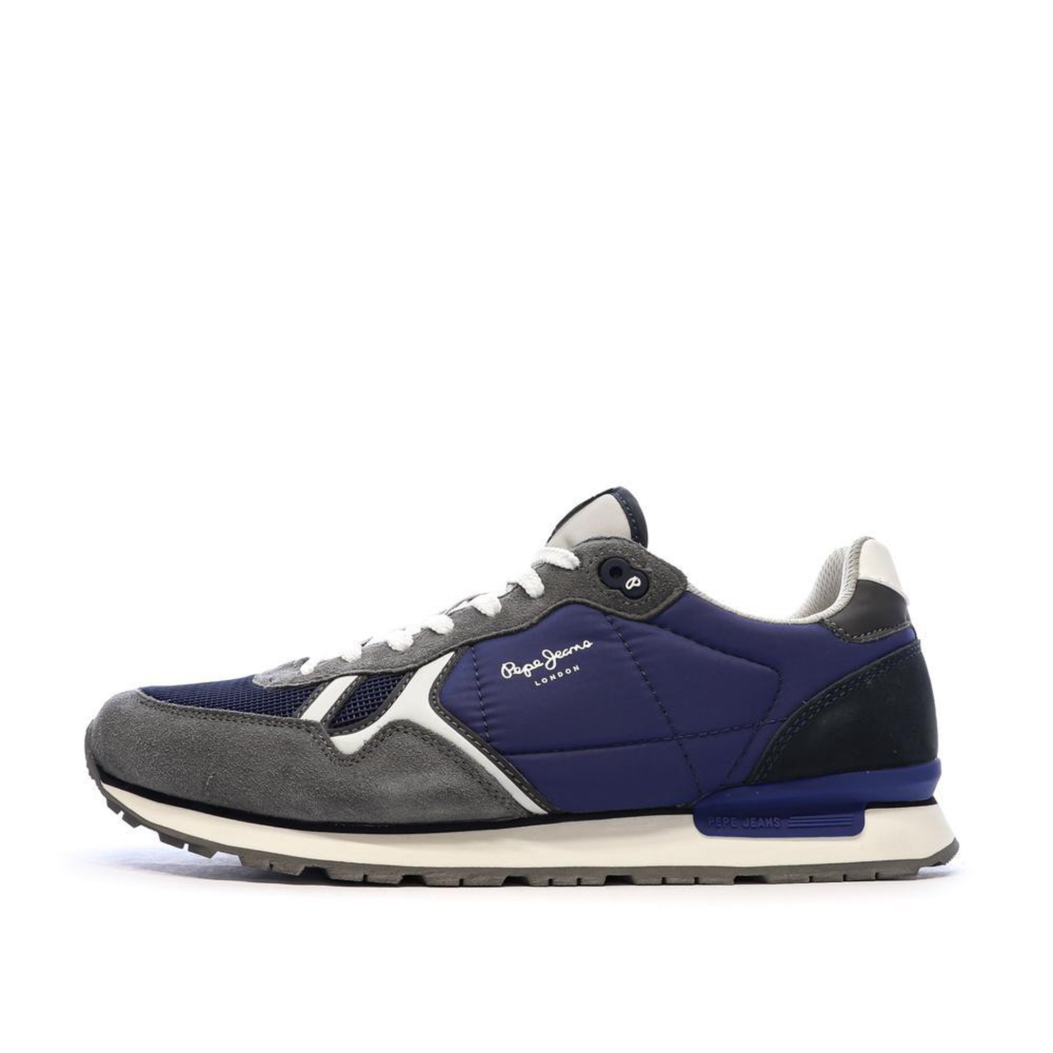 Voir la diapositive 1 : Pepe Jeans Baskets /Bleu Homme Pepe Jeans Brit Mixt