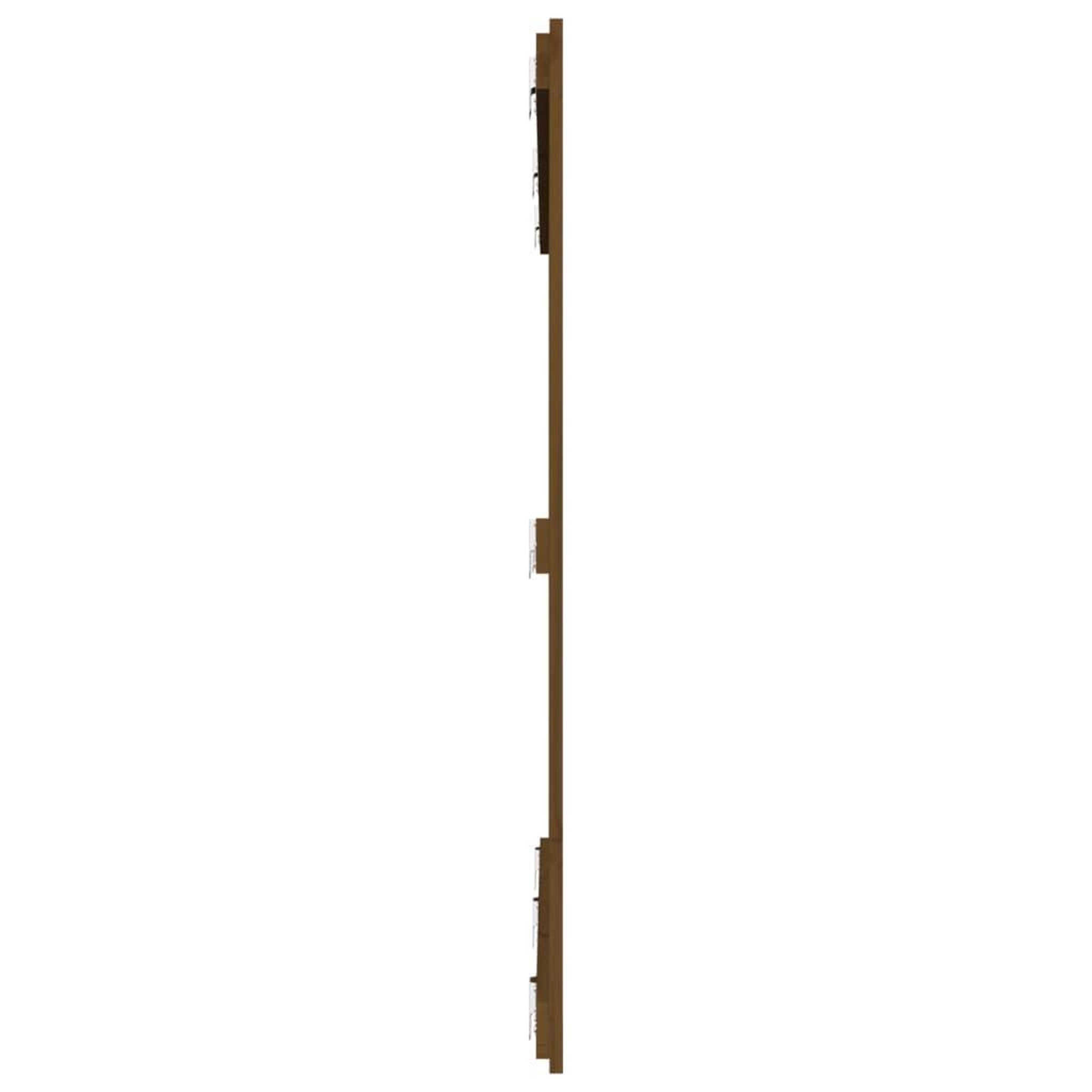 Voir la diapositive 5 : VIDAXL Tete de lit murale Marron miel 159,5x3x110cm Bois massif de pin