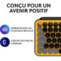 Voir la diapositive 5 : Logitech Clavier sans fil POP Keys Multidispositif-Blast jaune