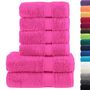 Voir la diapositive 2 : VIDAXL Ensemble de serviettes de qualité supérieure SOLUND 6 pcs rose
