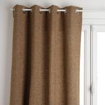 ATMOSPHERA Rideau en maille Wild 8 œillets. Coloris disponibles : Beige, Gris