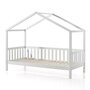 Voir la diapositive 2 : Paris Prix Pack - Lit Enfant Cabane & Matelas  Dallas II  90x200cm Blanc